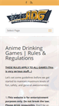 Mobile Screenshot of animedrinkinggames.com